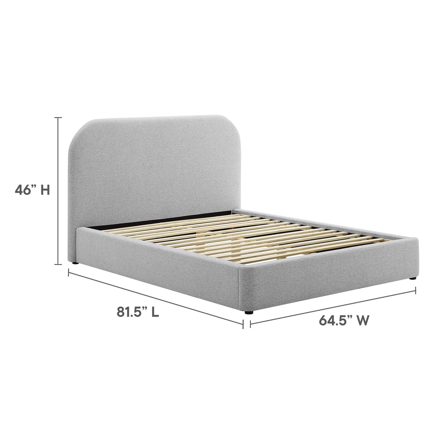Modway Keynote Full Upholstered and Platform Bed