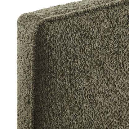 Lindee Boucle Fabric Headboard by Modway in taupe-brown boucle upholstery on Tampa Home & Garden Store