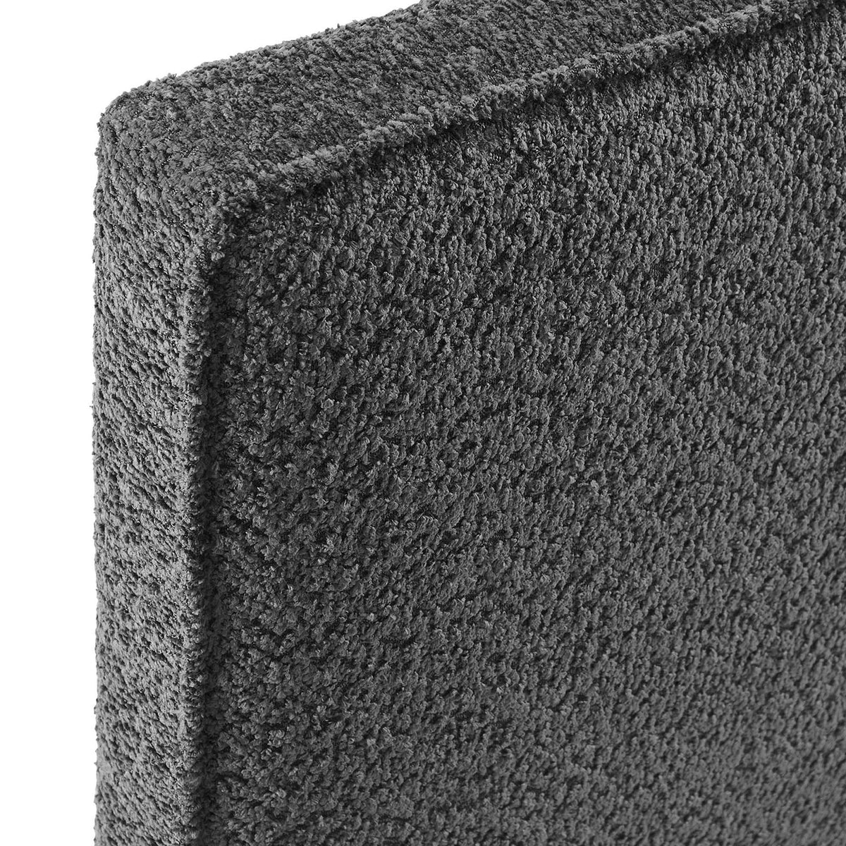 Lindee Boucle Fabric Headboard charcoal by Modway on Tampa Home & Garden Store