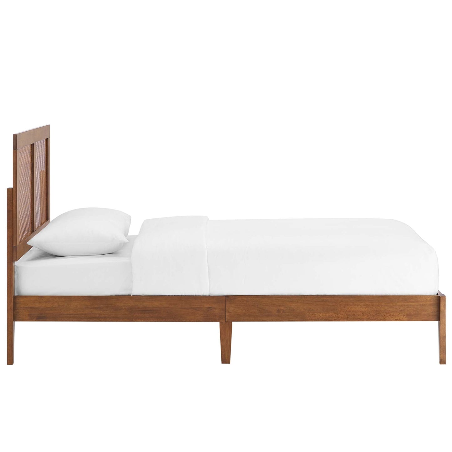Sirocco Rattan Wood Twin Platform Bed by Modway