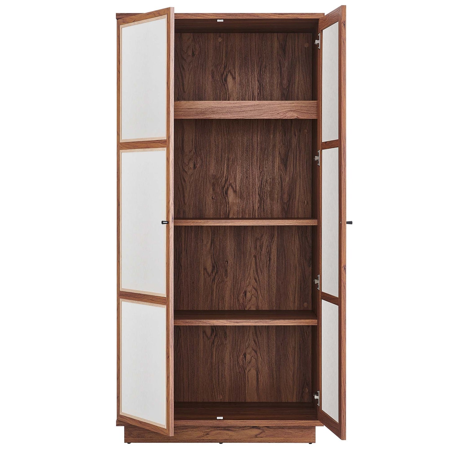 Capri 70in Tall Wood Grain Storage Cabinet