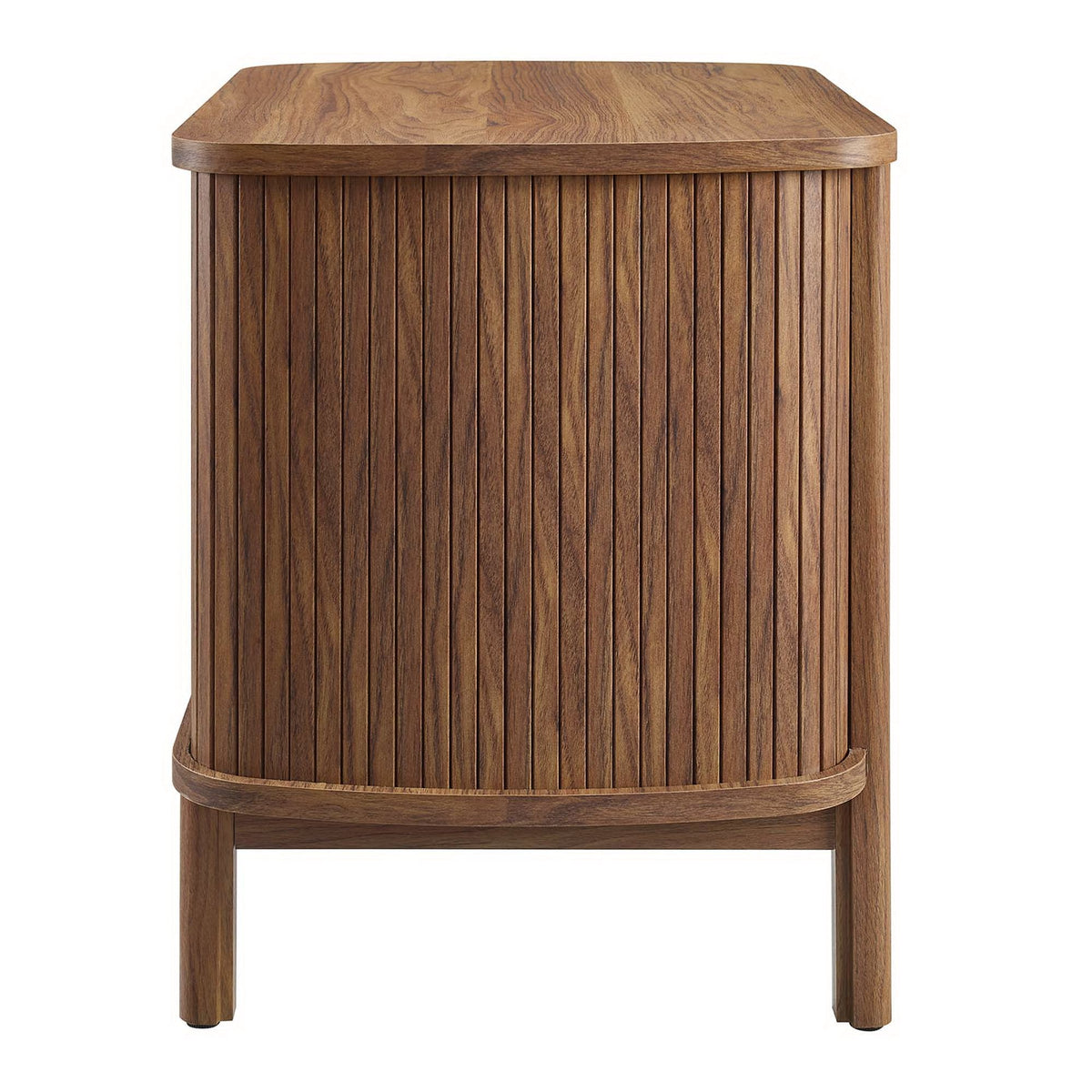 Cadence 2-Drawer Nightstand by Modway, warm wood grain finish with vertical slatted sides on Tampa Home & Garden Store