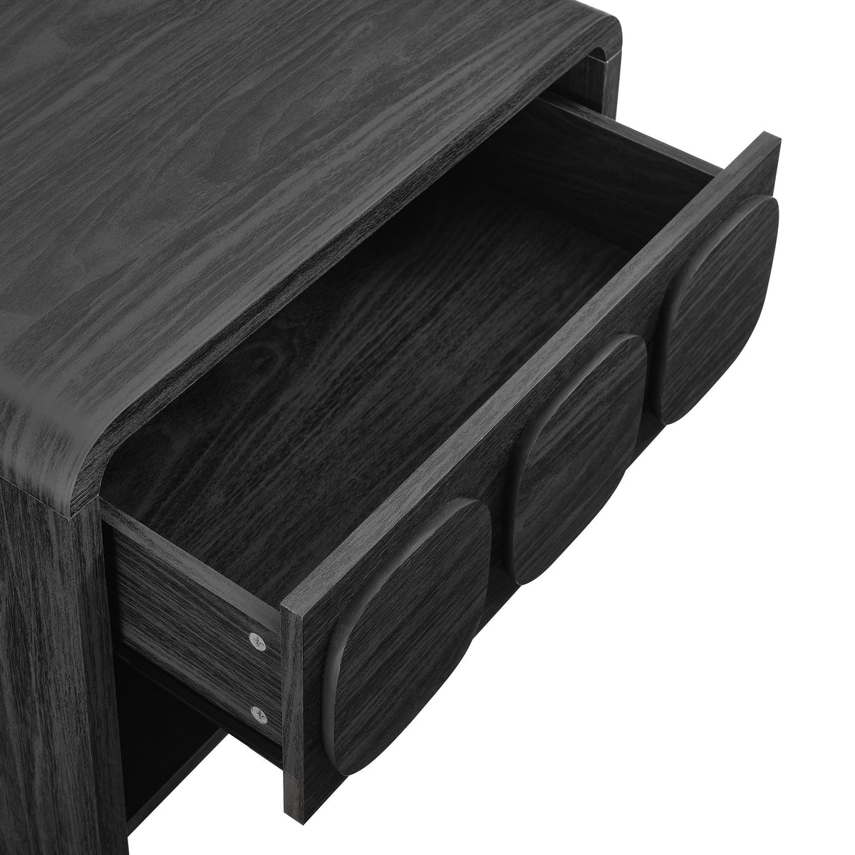 Toscana 1-Drawer Nightstand by Modway in dark wood finish on Tampa Home & Garden Store