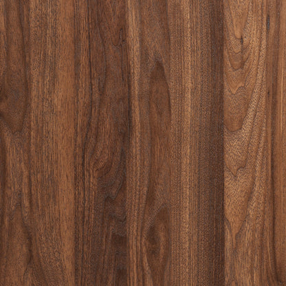Bulwark 6-Drawer dresser wood veneer swatch in rich walnut finish on Tampa Home & Garden Store