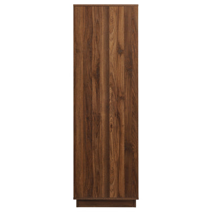 Bulwark 3-Door Wardrobe Closet wood grain walnut finish, hanging-rail wardrobe by HouseOfZazla on Tampa Home & Garden Store
