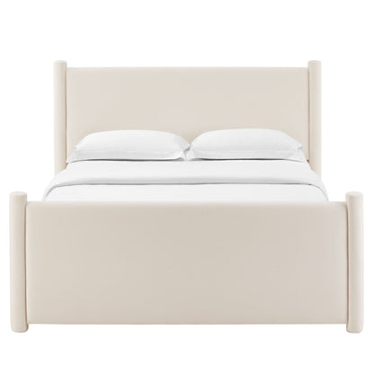 Modway Rael Full Velvet Upholstered Platform Bed