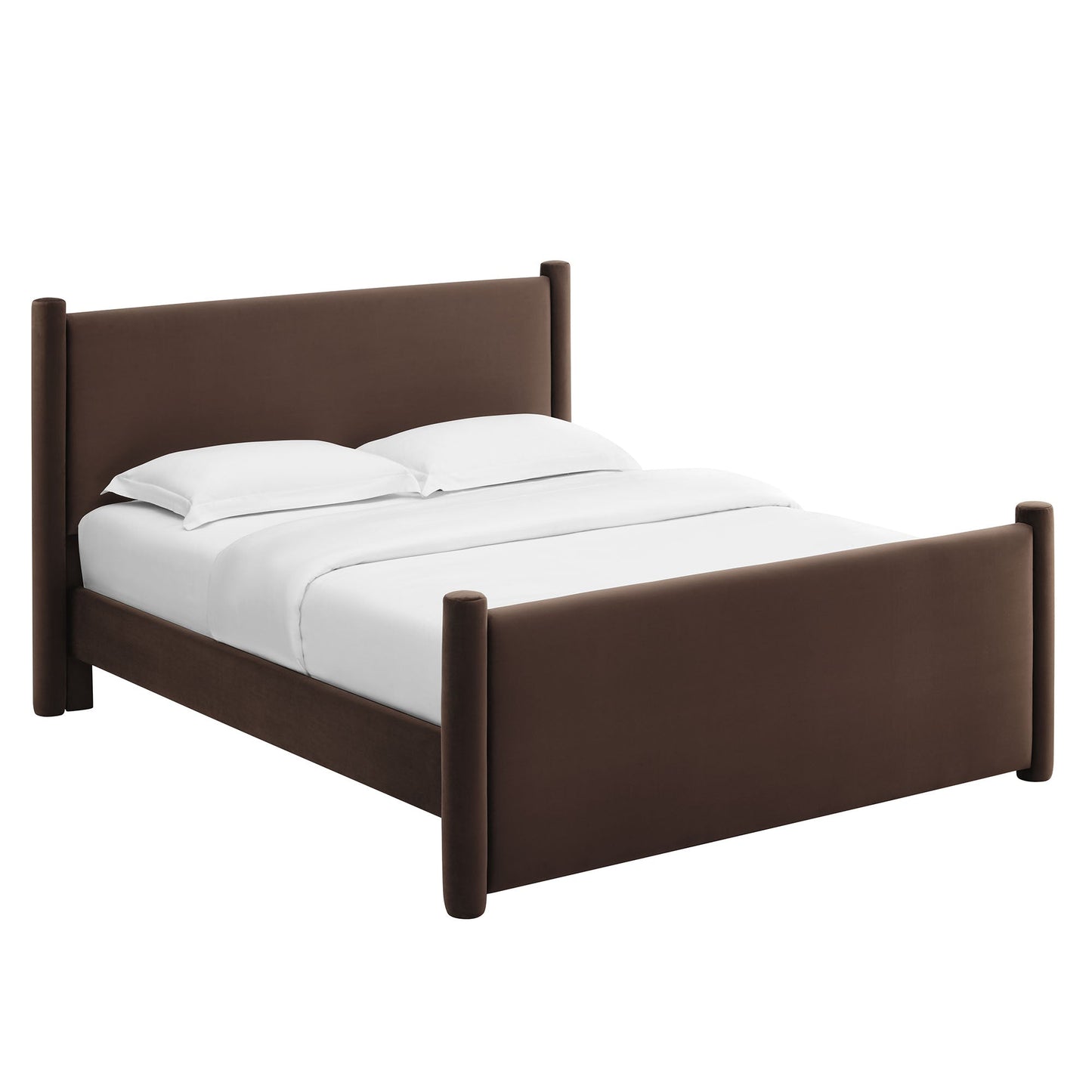 Modway Rael Full Velvet Upholstered Platform Bed