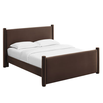 Modway Rael Full Velvet Upholstered Platform Bed