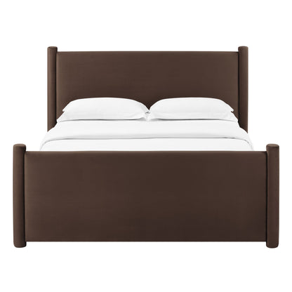 Modway Rael Full Velvet Upholstered Platform Bed