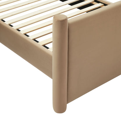 Modway Rael Full Velvet Upholstered Platform Bed