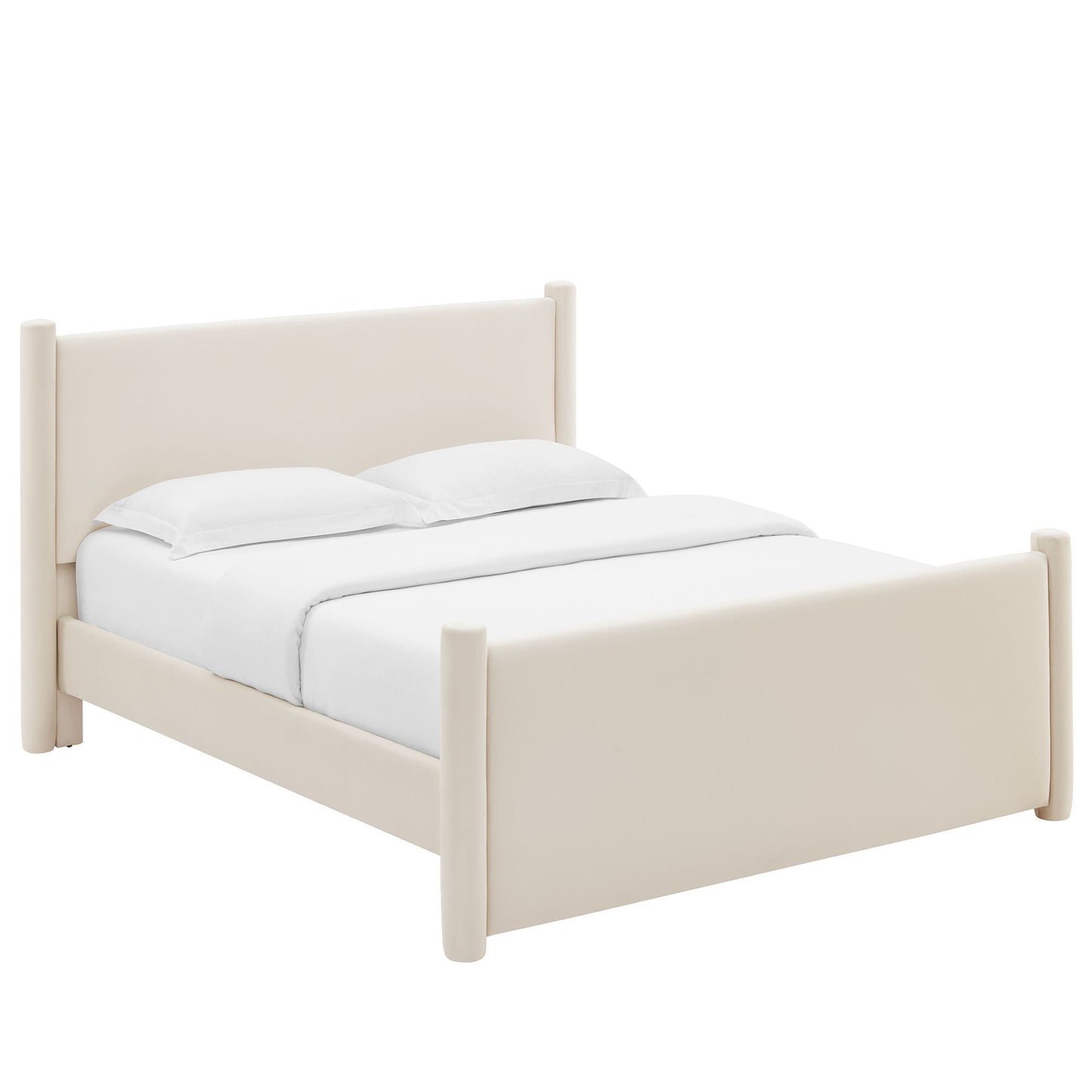 Rael Performance Velvet Queen Bed by Modway