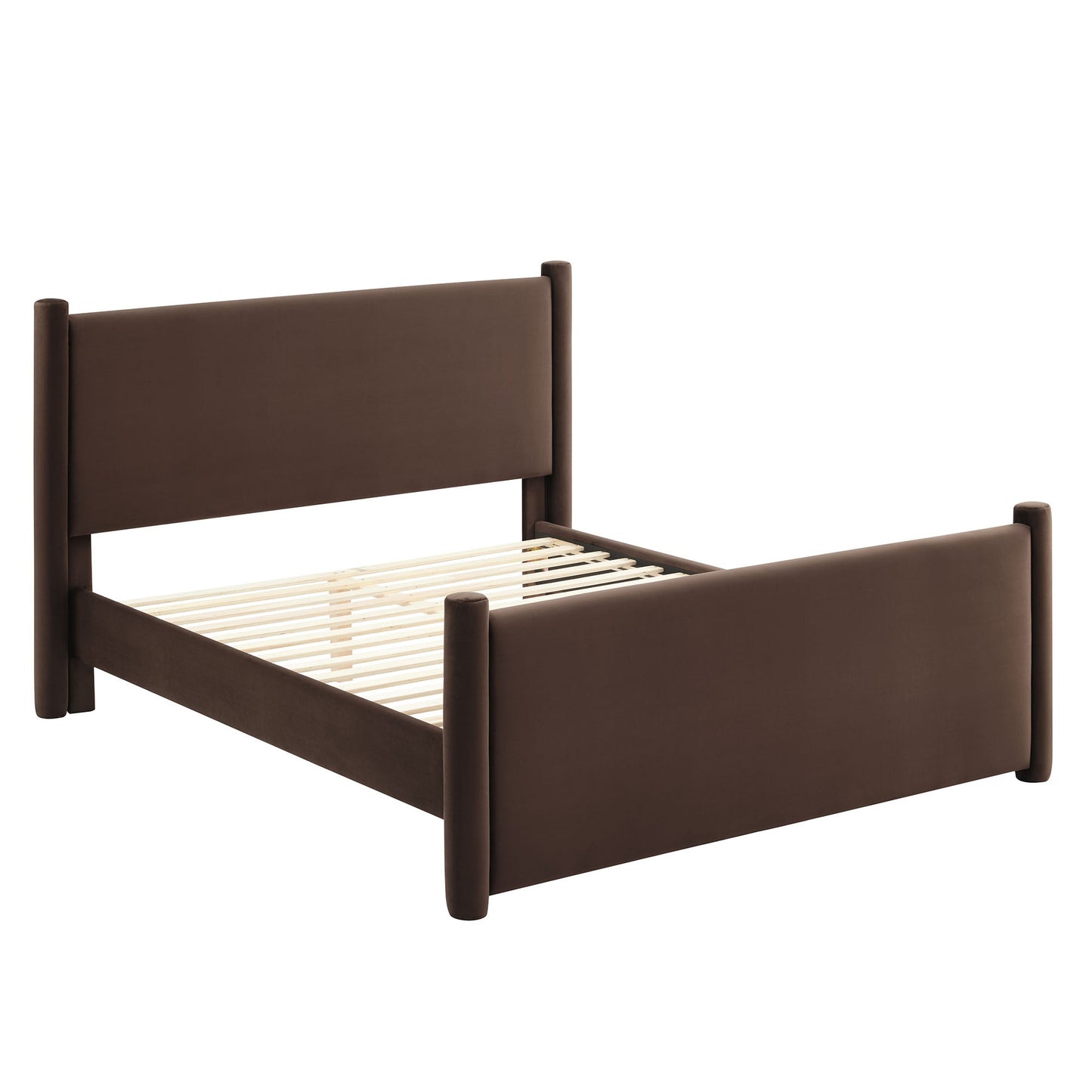 Rael Performance Velvet Queen Bed by Modway