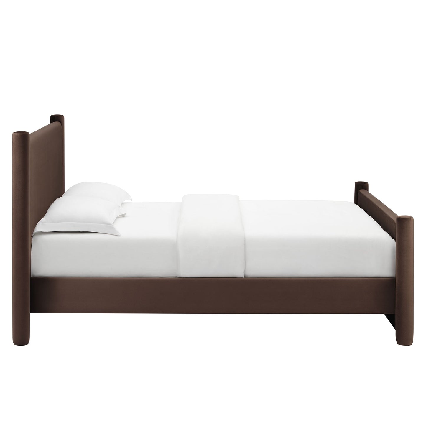 Rael Performance Velvet Queen Bed by Modway