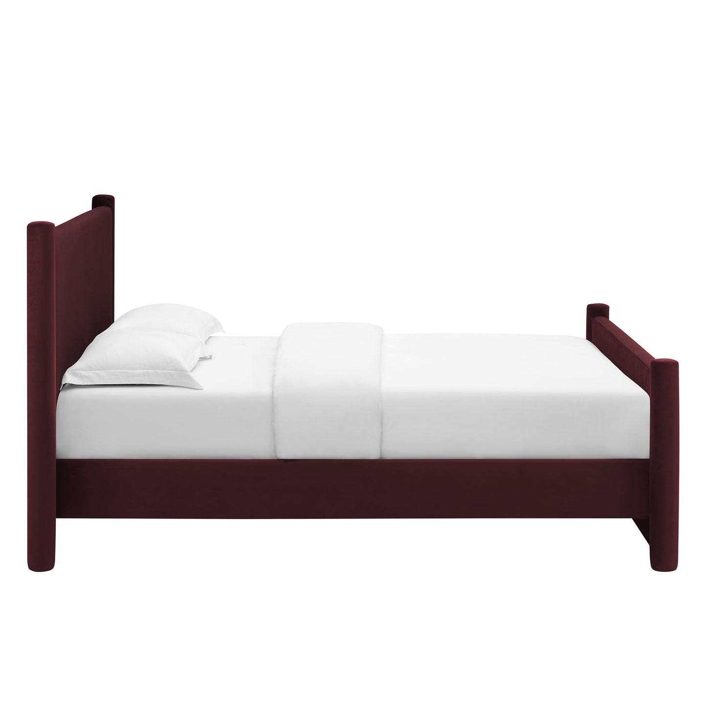 Rael Performance Velvet Queen Bed by Modway