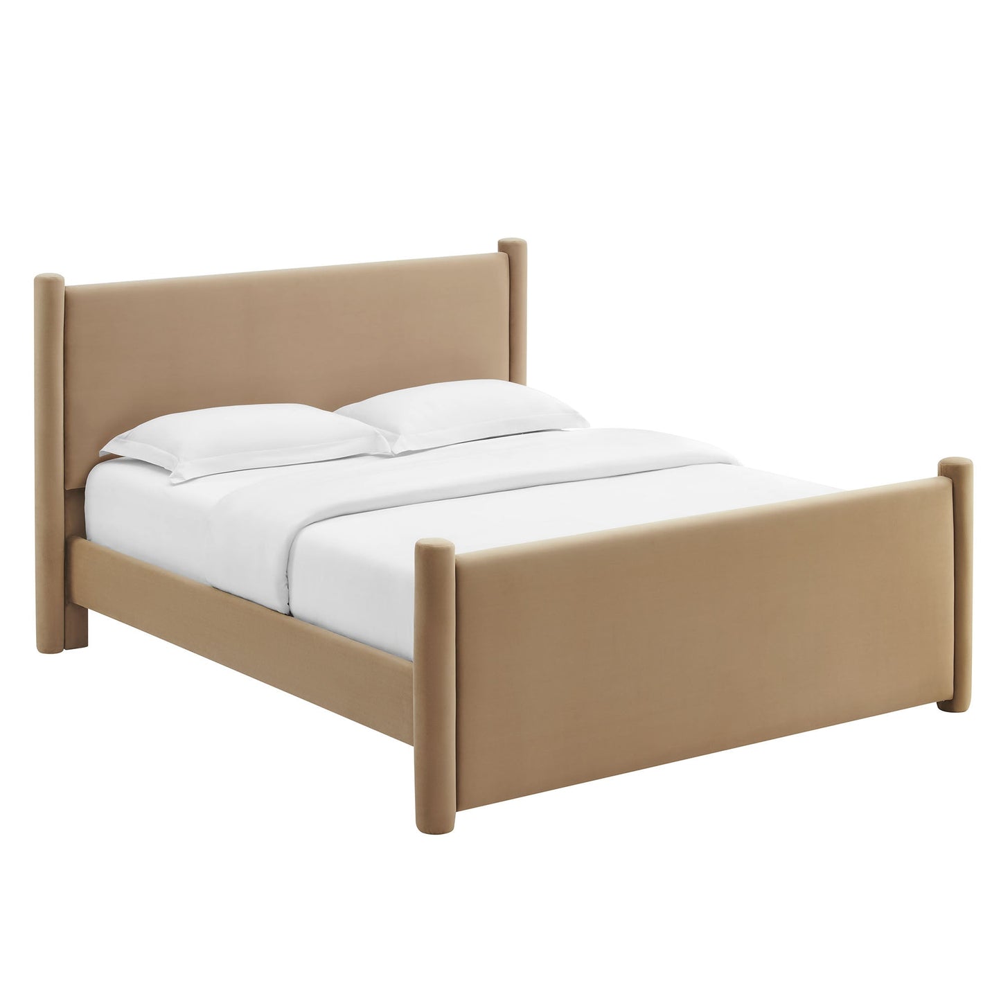 Rael Performance Velvet Queen Bed by Modway