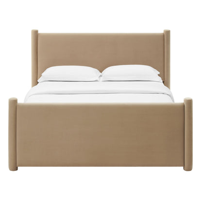 Rael Performance Velvet Queen Bed by Modway