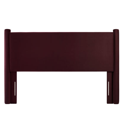 Rael Performance Velvet Headboard by Modway in burgundy velvet, HouseOfZazla on Tampa Home & Garden Store