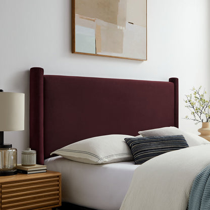Rael Performance Velvet Headboard burgundy velvet by Modway on Tampa Home & Garden Store