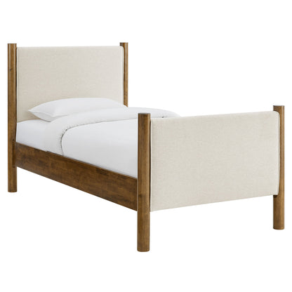 Maven Twin Fabric and Upholstered Platform Bed