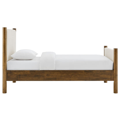 Maven Twin Fabric and Upholstered Platform Bed