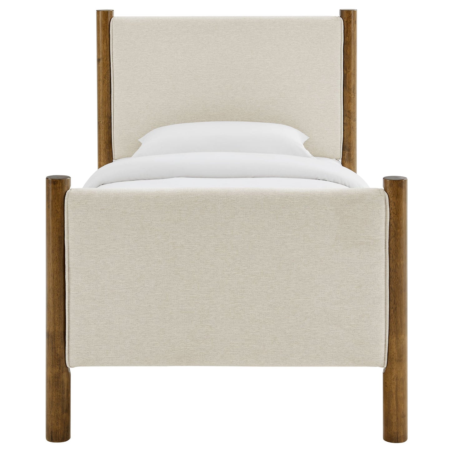 Maven Twin Fabric and Upholstered Platform Bed