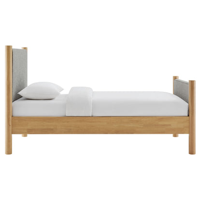 Maven Twin Fabric and Upholstered Platform Bed