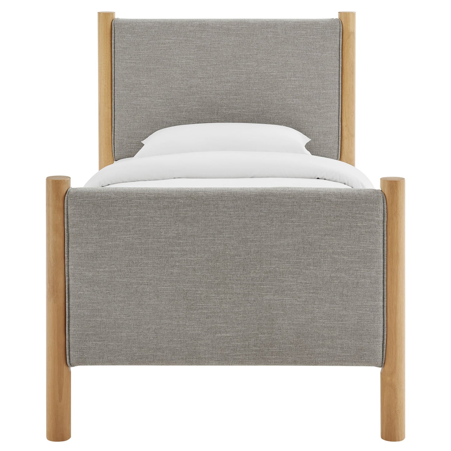Maven Twin Fabric and Upholstered Platform Bed