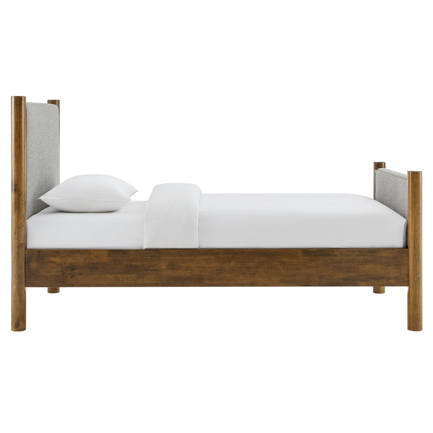 Maven Twin Fabric and Upholstered Platform Bed