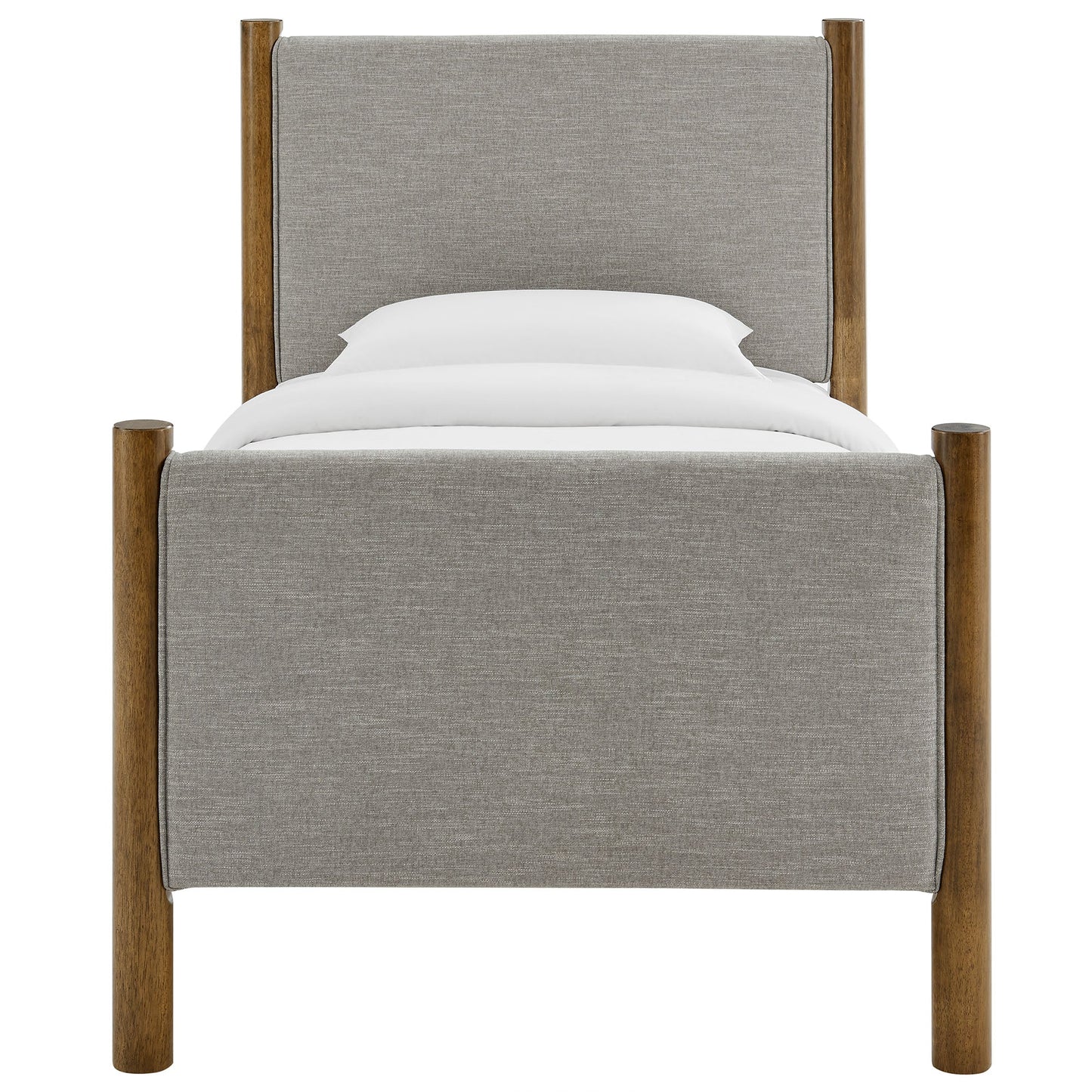 Maven Twin Fabric and Upholstered Platform Bed
