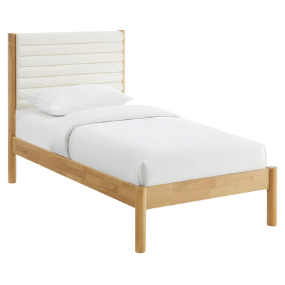 Solid And Stylish Olea Twin Platform Bed