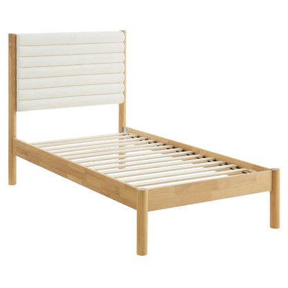 Solid And Stylish Olea Twin Platform Bed