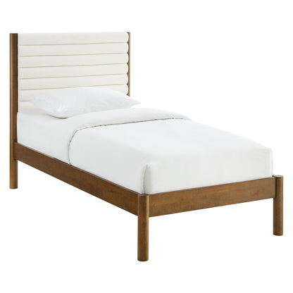 Solid And Stylish Olea Twin Platform Bed