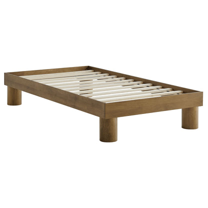 Runa Wood Twin Platform Bed With The Modway Frame