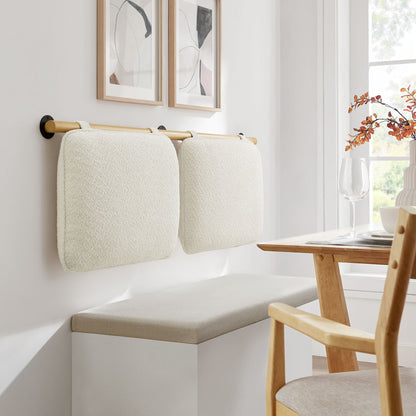 Headboard by Modway in a bright bathroom scene with wall-mounted towel rack on Tampa Home & Garden Store