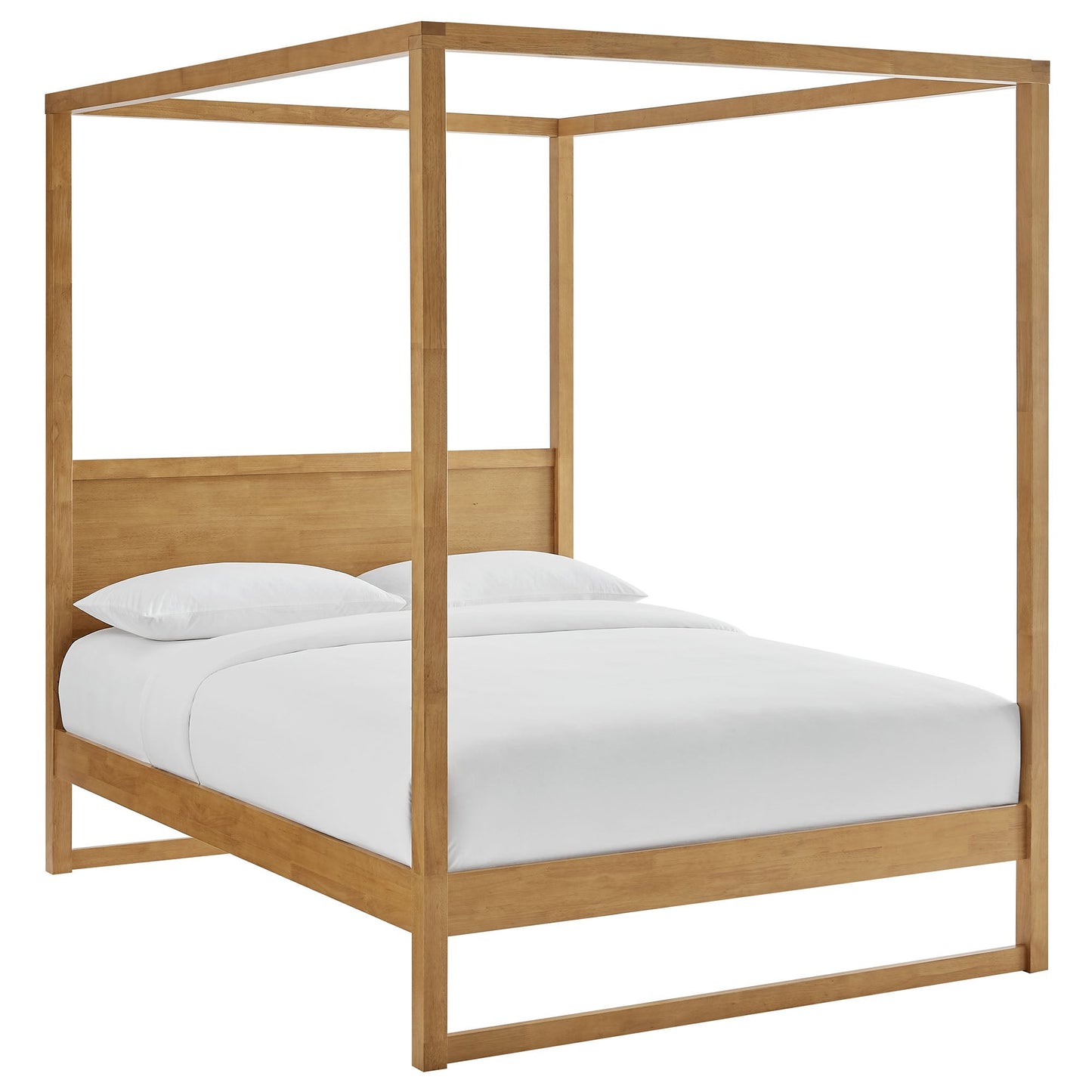Alva Queen Wood Canopy Platform Bed by Modway