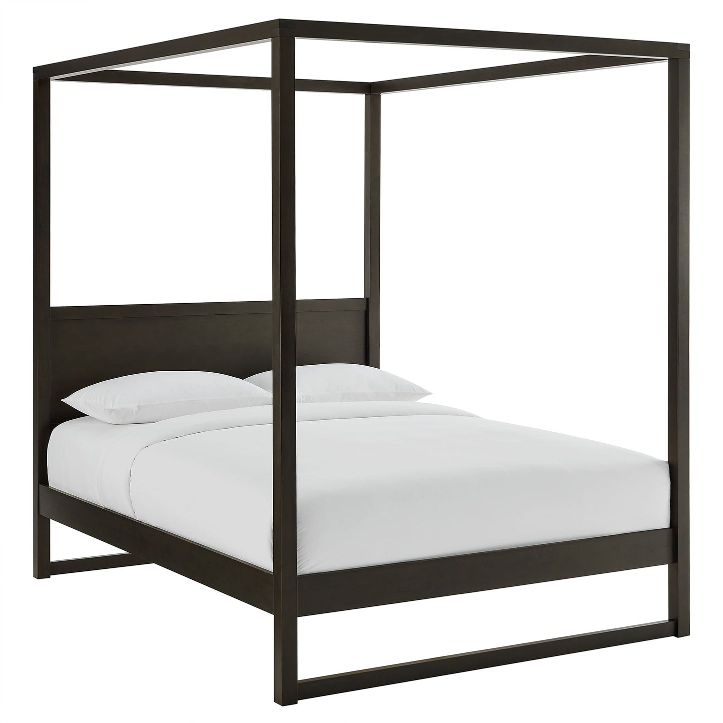 Alva Queen Wood Canopy Platform Bed by Modway