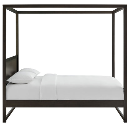 Alva Queen Wood Canopy Platform Bed by Modway