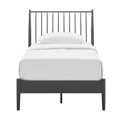 Adair Twin Spindle Iron Platform Bed by Modway