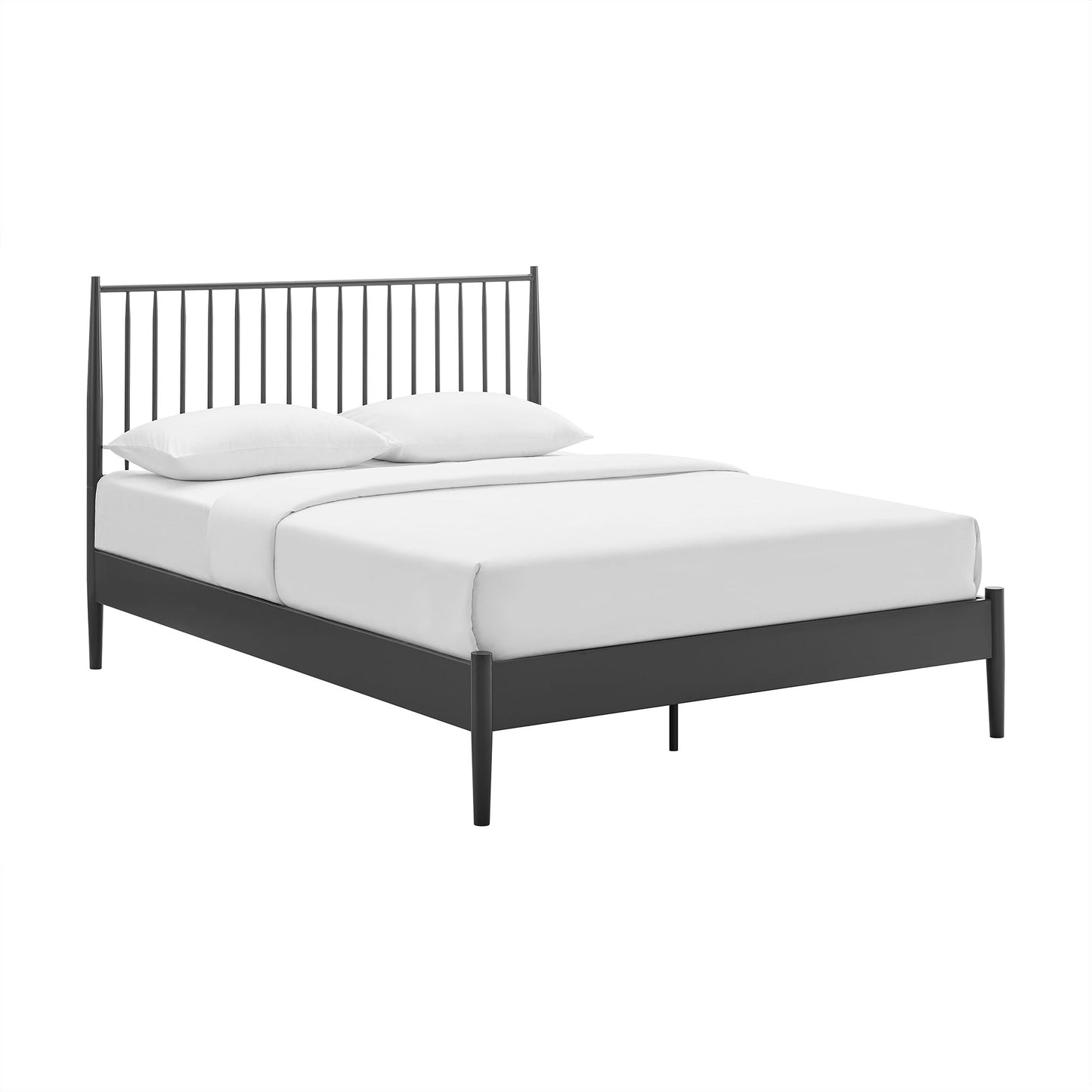 Adair Twin Spindle Iron Platform Bed by Modway