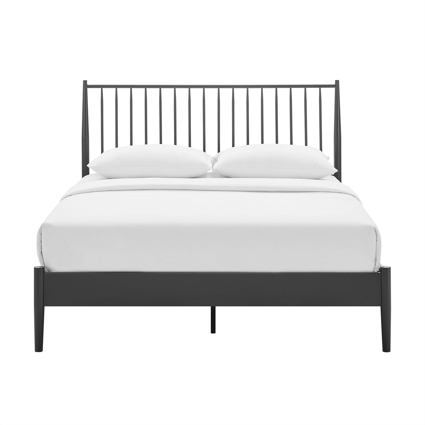Adair Twin Spindle Iron Platform Bed by Modway