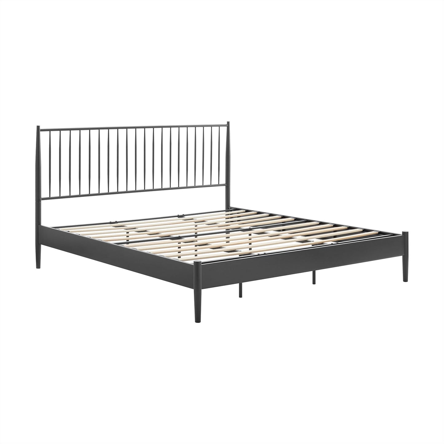 Adair Twin Spindle Iron Platform Bed by Modway