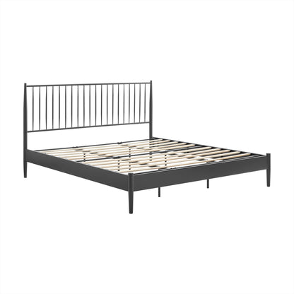 Adair Twin Spindle Iron Platform Bed by Modway