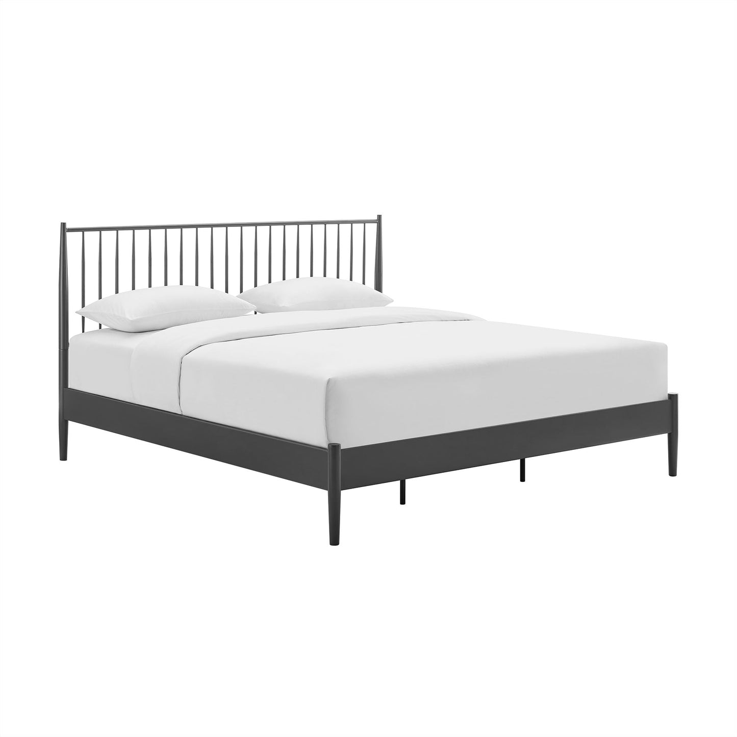 Adair Twin Spindle Iron Platform Bed by Modway