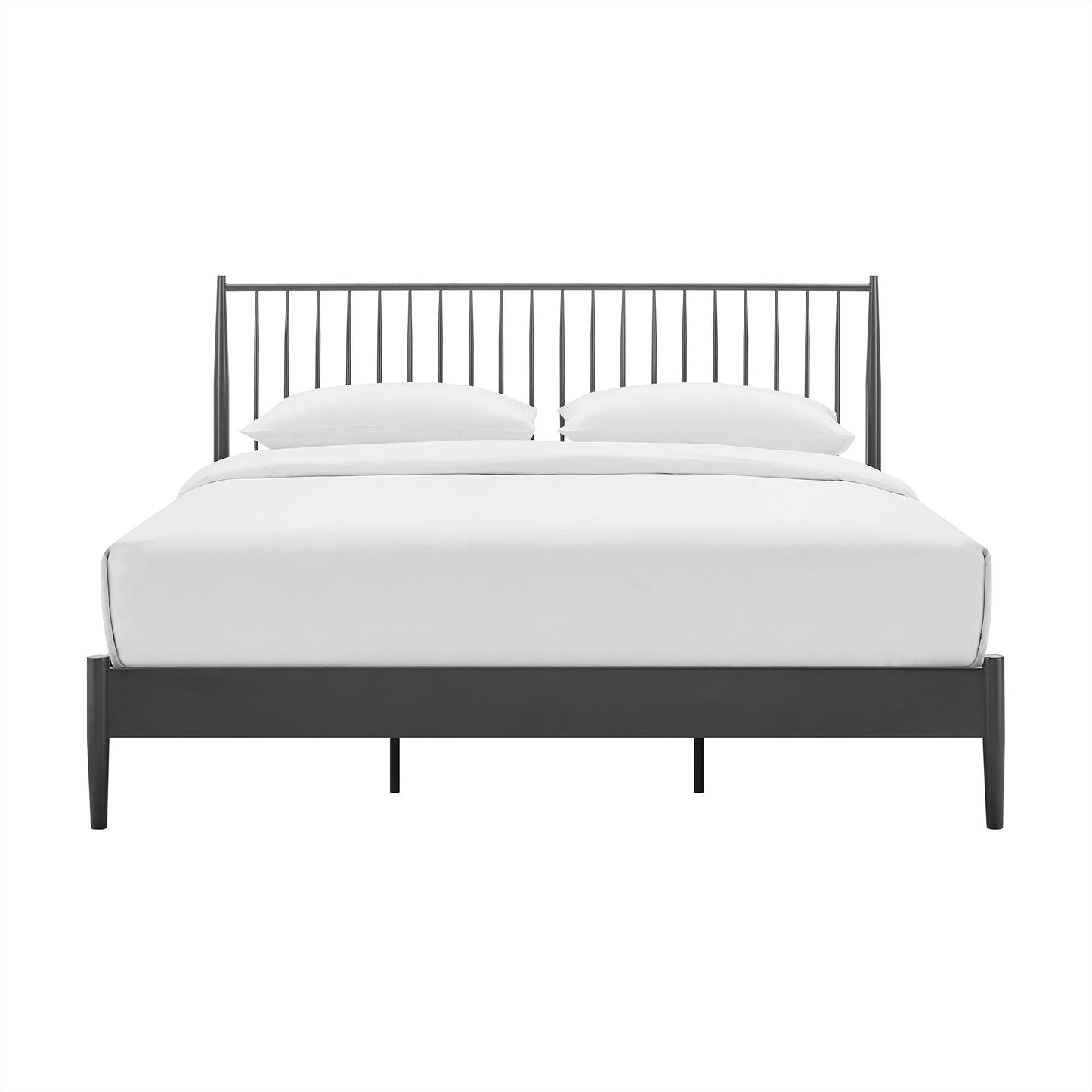 Adair Twin Spindle Iron Platform Bed by Modway