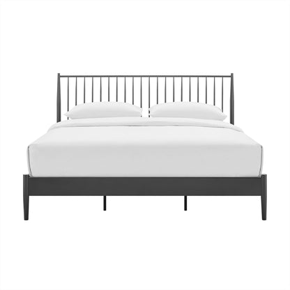 Adair Twin Spindle Iron Platform Bed by Modway
