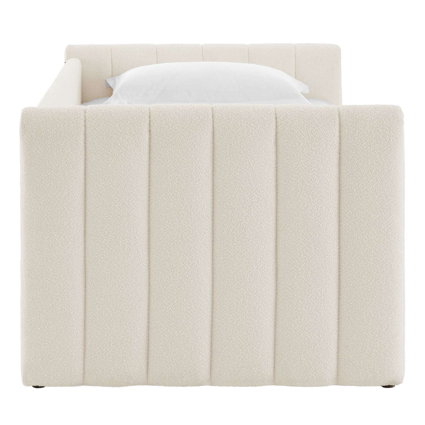 Veyla Tufted Boucle Twin Daybed and Trundle