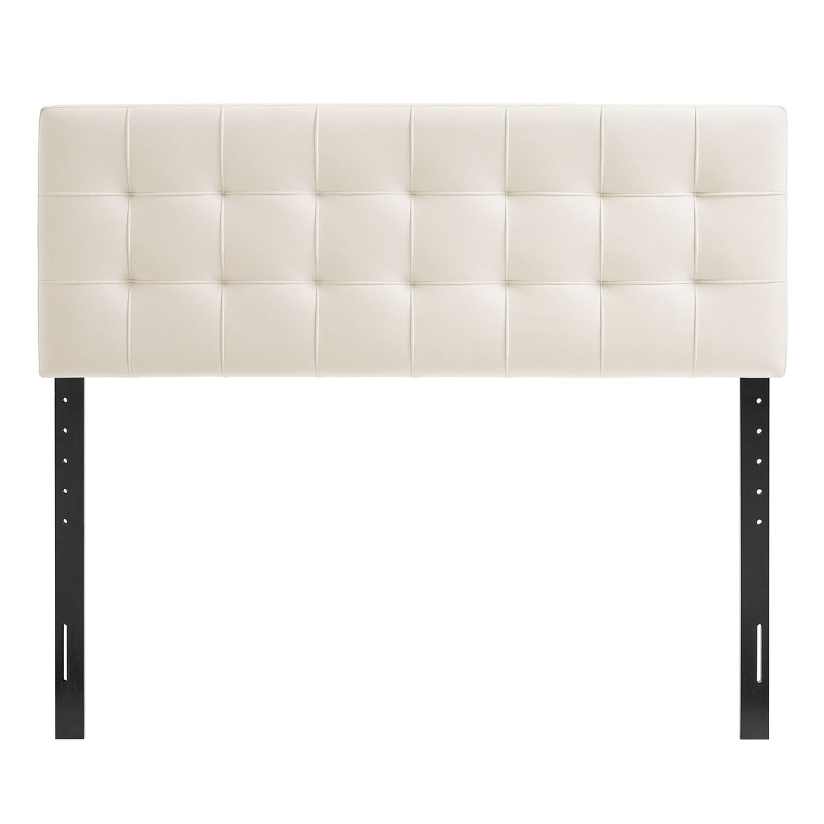 Headboard Lily Stain-Resistant Performance Velvet by Modway, HouseOfZazla ivory tufted panels on Tampa Home & Garden Store