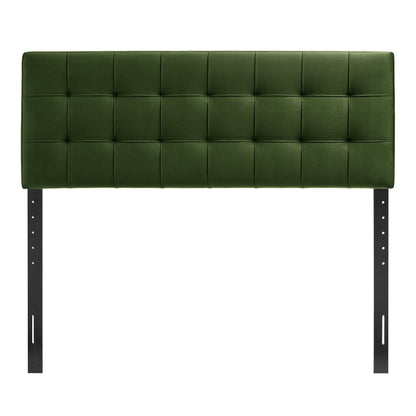 Green Lily Stain-Resistant Performance Velvet headboard by HouseOfZazla on Tampa Home & Garden Store