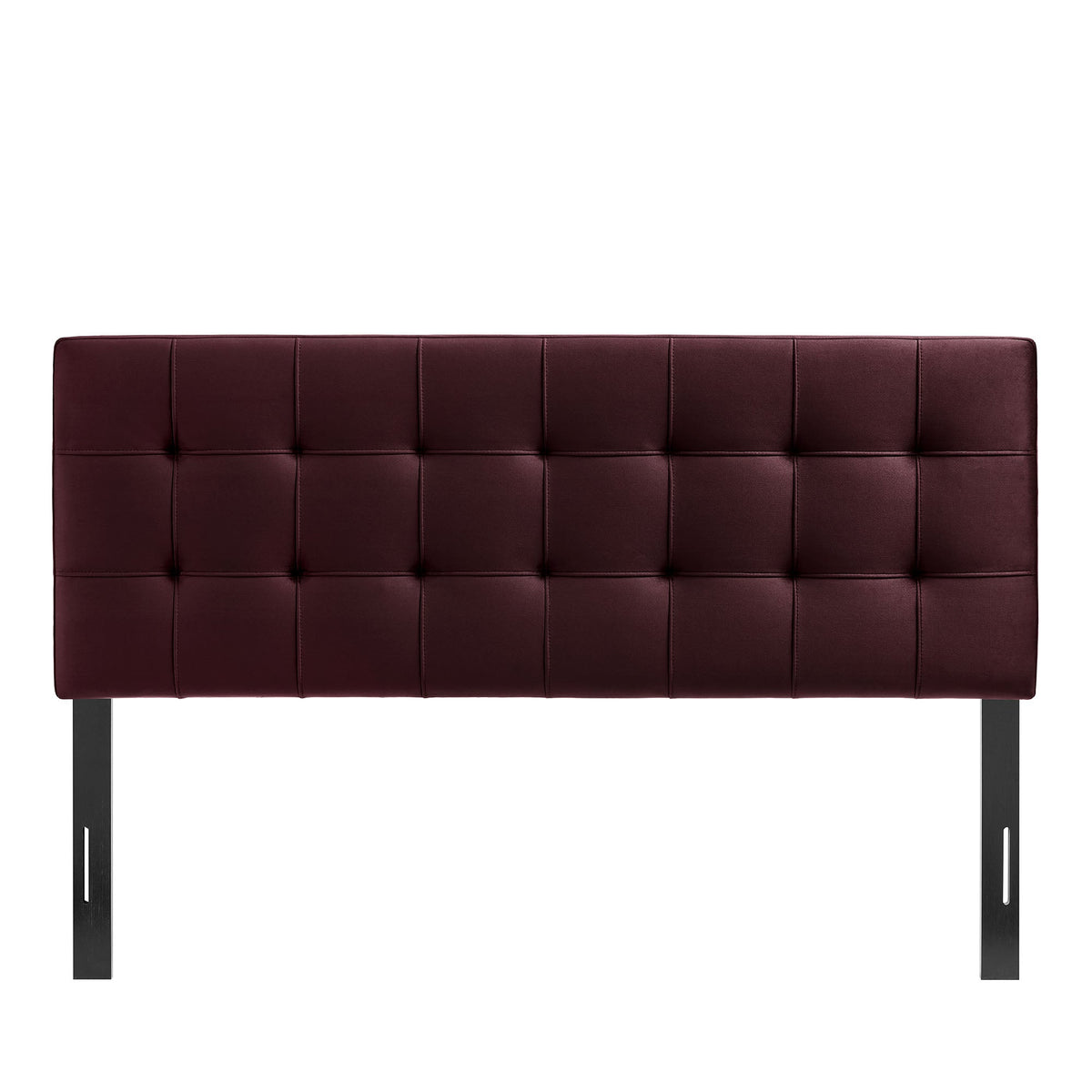 Headboard Lily stain-resistant performance velvet, burgundy tufted grid, by Modway HouseOfZazla on Tampa Home & Garden Store