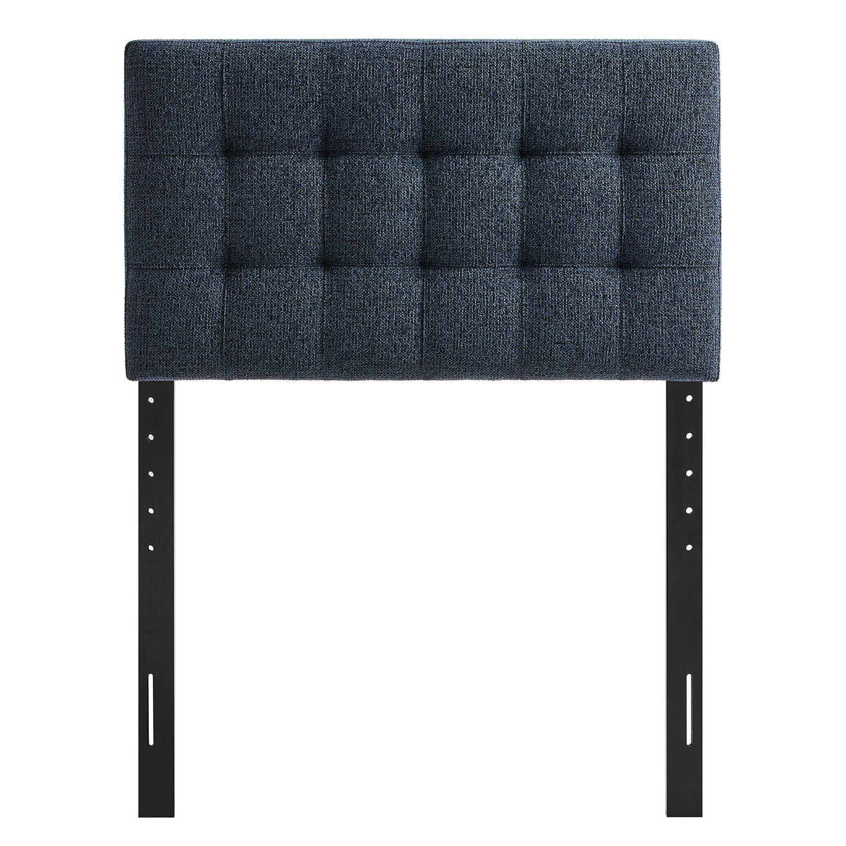 Lily Upholstered Headboard, navy fabric with square tufting, by Modway on Tampa Home & Garden Store